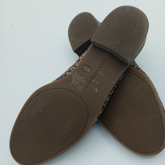 Lucky Brand Cahill Cheetah Print Soft Genuine Leather Upper Loafers 6 - Picture 7 of 9